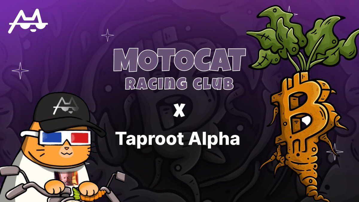 NightWalker_og's tweet image. Motocats 🐈⬛🛵 x Taproot Alpha 🥕
(I didn’t forget about you guys)
2x WL spots up for grabs
- Follow @MotoswapBTC & @taprootalpha
- Like & RT this post
- Reply with your BTC Taproot wallet
Winners picked in 48h. Good luck!