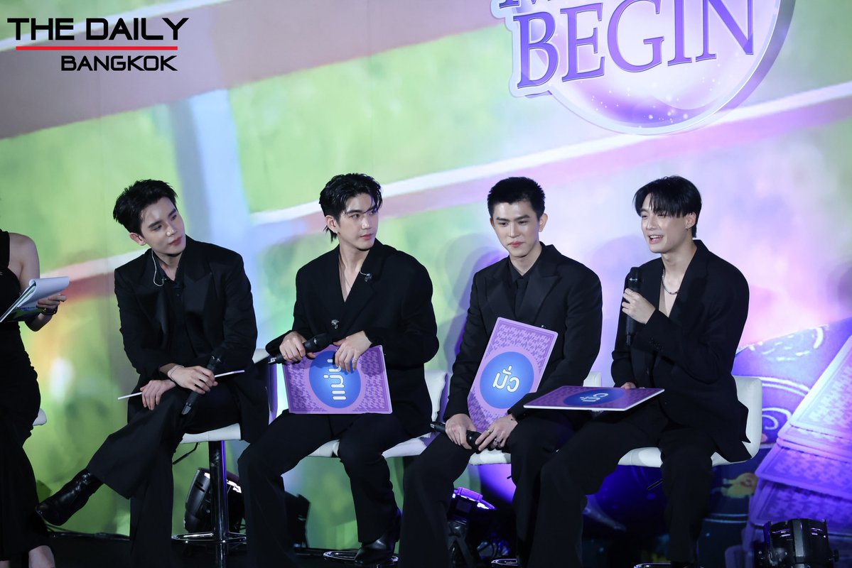 thedailybkk's tweet image. บรรยากาศพูดคุย เล่นเกมส์ 'จิมมี่-ซี-เซฟ-ฟรัง' ในงาน "ทํานายทายทัพ Let the Magic Begin"
#MyMagicProphecyEP1
#ทำนายทายทัพ
#jimmyyjp #sea_tawinan
#jimmysea #จิมมี่ซี
#savesaisawat #francnrp