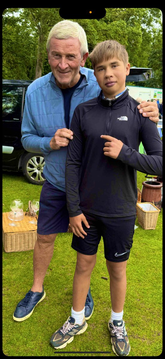 Lovely to bump into Mike Davies, founder of <a href="/PrincipleTrust/">The Principle Trust Children's Charity</a> 💛 He couldn’t believe how much George has grown!Such an inspiration to our community. Let’s get fundraising — just say the word if you need any help! 💙

🔗 theprincipletrust.co.uk

#CharityHero #CommunitySuppory