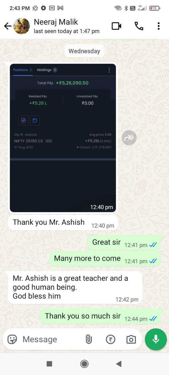 kyalashish's tweet image. Great to see stellar trades by our mentees Neeraj Malik &amp;amp; Shrikant Aughad! Proud to be shaping #Traders with simple yet powerful strategies that truly work.

Learn Options trading using precise Price Action &amp;amp; Elliott–Neo Wave: wavesstrategy.com/mentorship-form