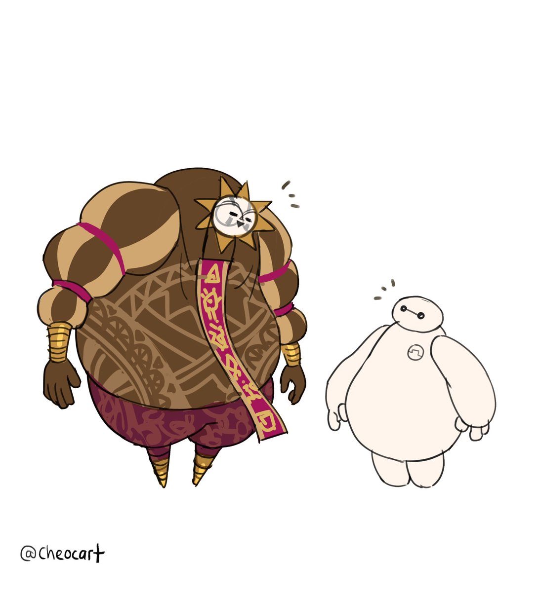 cheocart's tweet image. If Esquie and Baymax are together.
#Expedition33 #ClairObscurExpedition33 #Esquie #Disney #Baymax