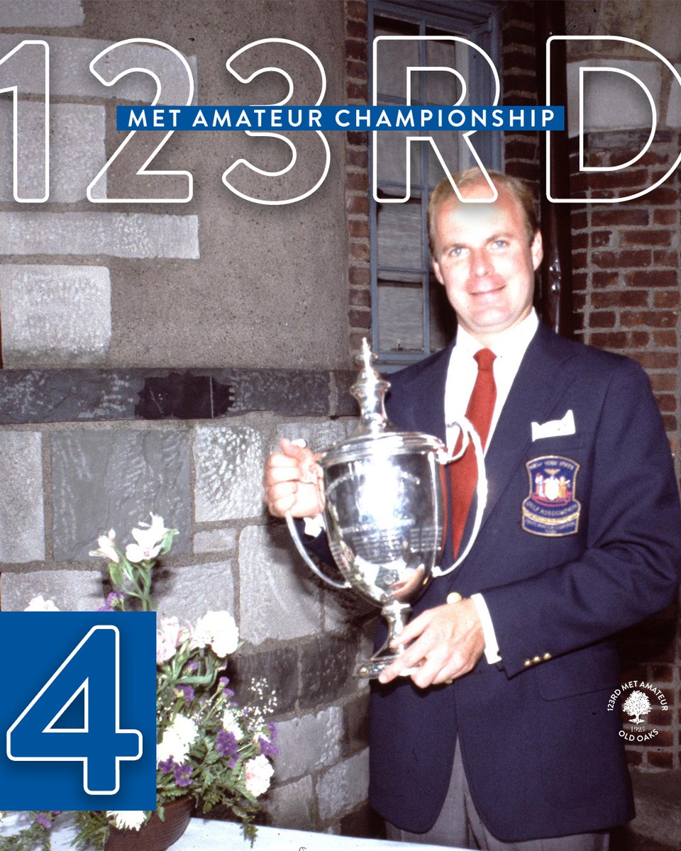 MGA1897's tweet image. Four out of five of George Zahringer’s Met Amateur wins came in consecutive years (1984-87).