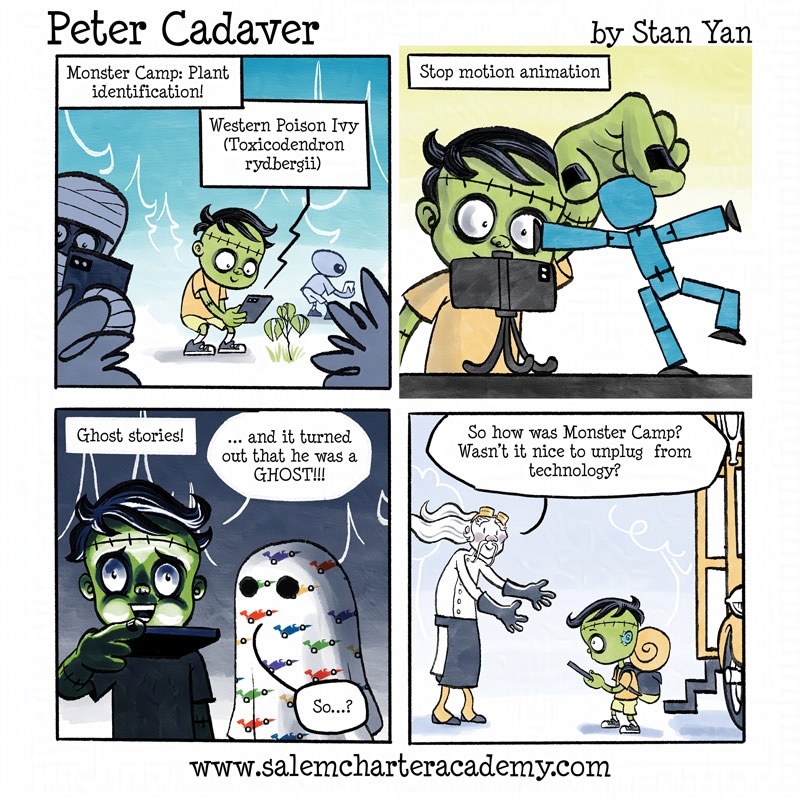 zombicatures's tweet image. Enjoy my Peter Cadaver Classics while I work on my publishing deadlines!
#PeterCadaver #kidscomics #summercamp #KidLitSundayScaries