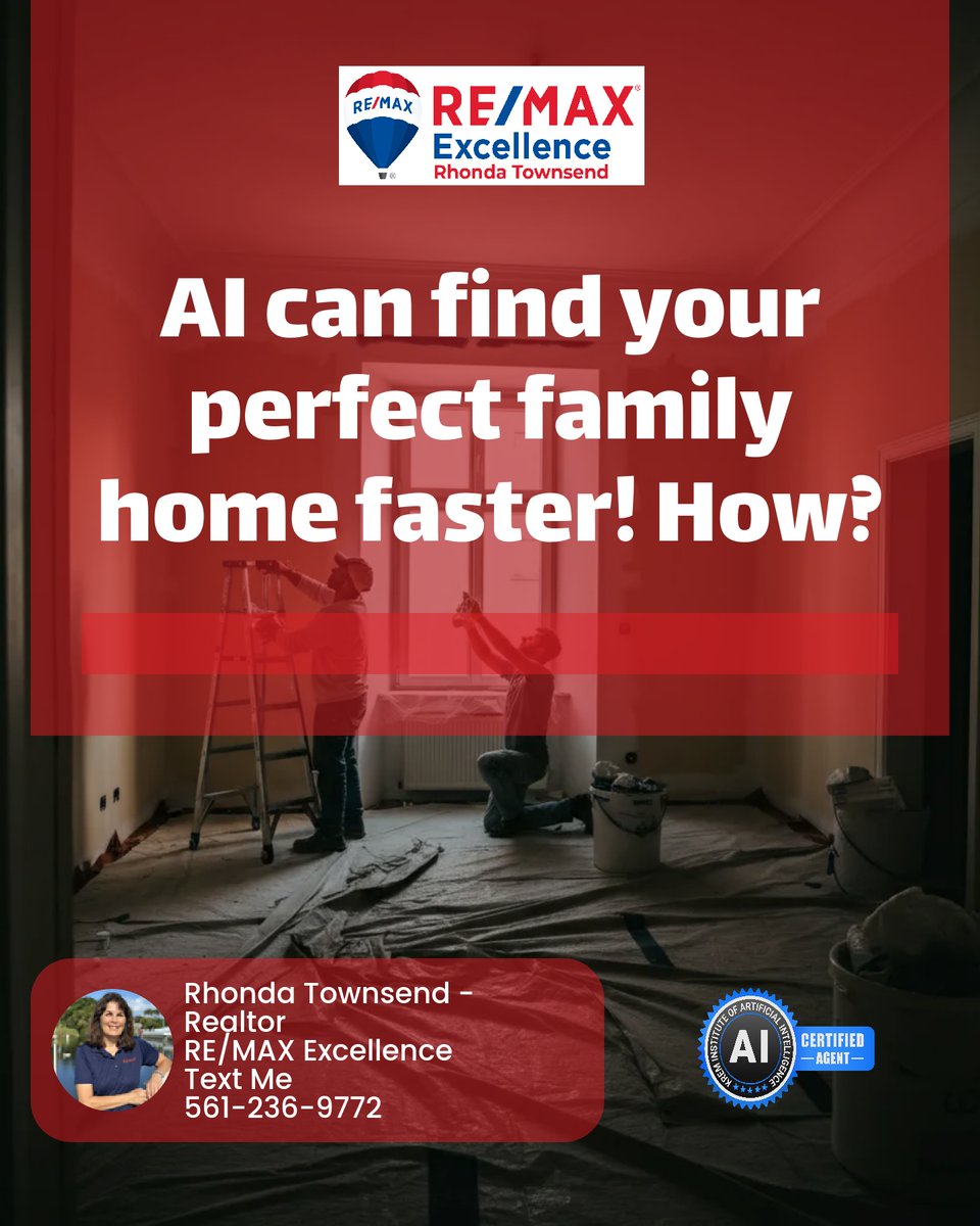 rtownsend99's tweet image. Struggling to find that perfect home for your growing family?🏡🤔 With AI tech, I make it faster &amp;amp; stress-free! As an AI Certified Agent™, let’s make upsizing in Palm Beach County a breeze. Say goodbye to house hunting hassles! Ready for a new journey? #TechInRealEstate
