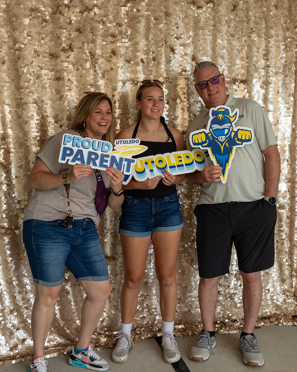 UToledo's tweet image. Celebrating all the amazing parents who support our students every step of the way. Happy National Parents Day! 🚀