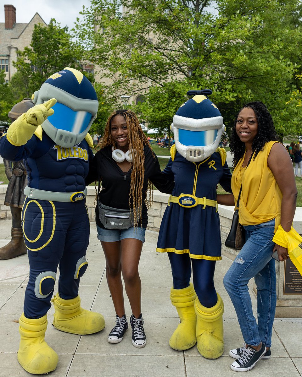 UToledo's tweet image. Celebrating all the amazing parents who support our students every step of the way. Happy National Parents Day! 🚀