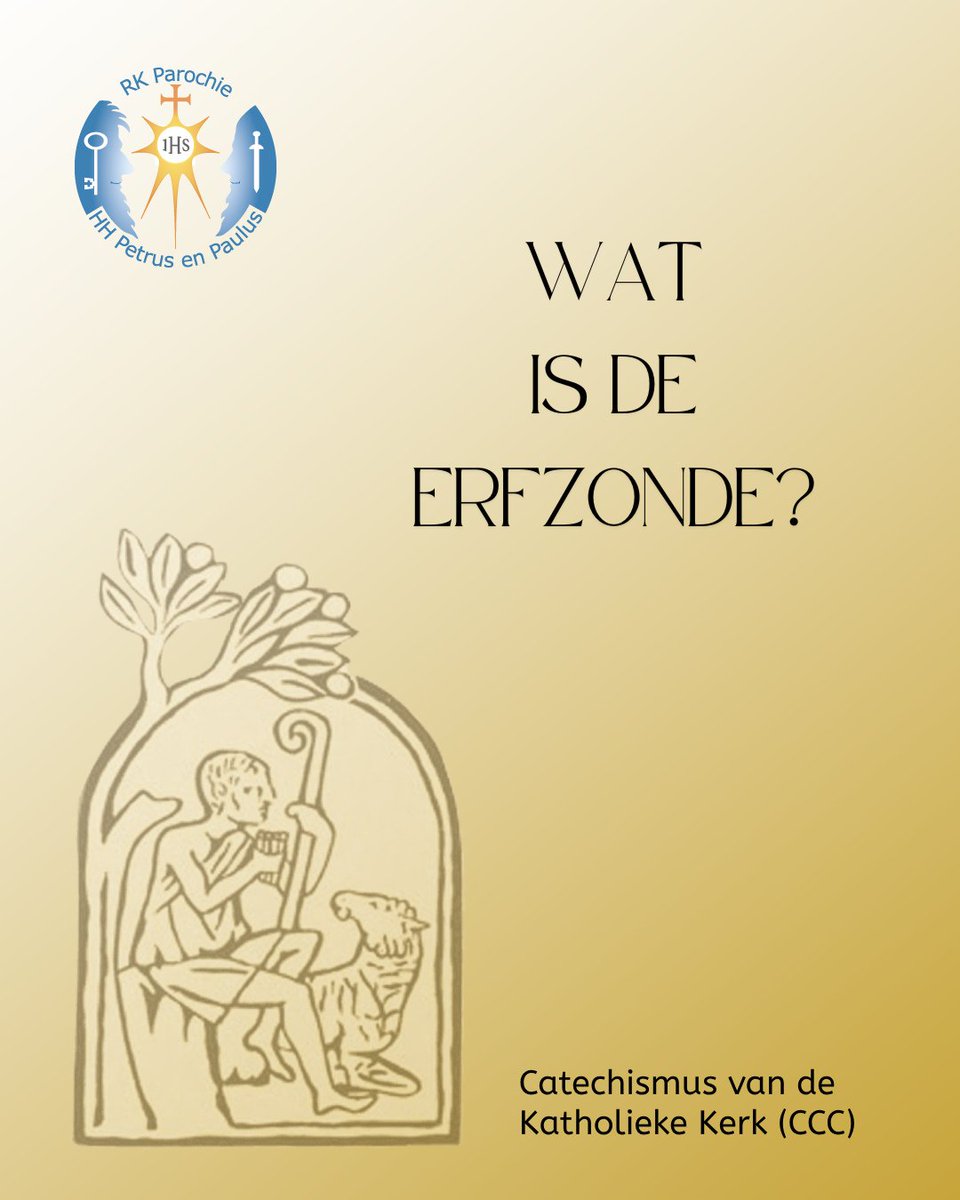 RK_Leiden's tweet image. De Erfzonde is de gevallen staat van de menselijke natuur, geërfd van de ongehoorzaamheid van Adam en Eva.
Original Sin is the fallen state of human nature inherited from Adam and Eve’s disobedience.
#Erfzonde #DeVal #OriginalSin #TheFall #KatholiekGeloof #CatholicFaith #rkleiden