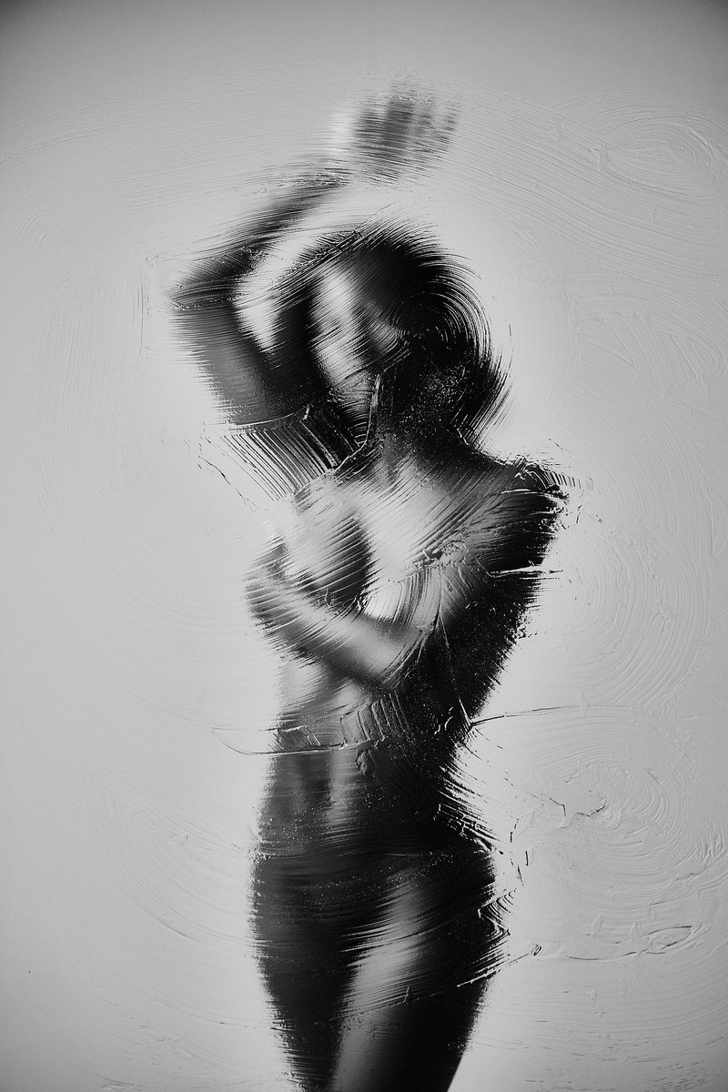 Curves kissed by shadow,
a body blurred but not diminished,
like smoke refusing to be caged. . .

Muse: <a href="/lucislittlelane/">L.L</a> 
Photographer: <a href="/itsmyrontoo/">Myron</a>