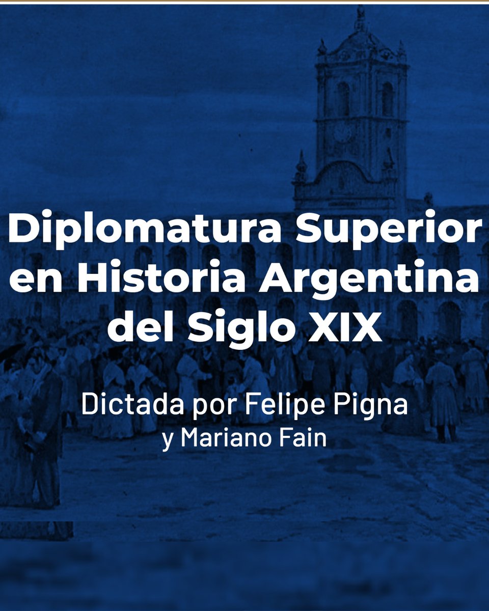 FelipePigna's tweet image. 🚩Diplomatura Superior en Historia Argentina 🇦🇷 y Mundial🌎 Siglo XIX Y XX dictada por @FelipePigna y @FainMarianoe
Certificación universitaria
🚩Más información en:
ow.ly/IM5350RK7YG o en mi Bio
Teléfono ☎️ 011 3220-5225
WhatsApp 📲 011 2341-2012
azulformacionsuperior.com