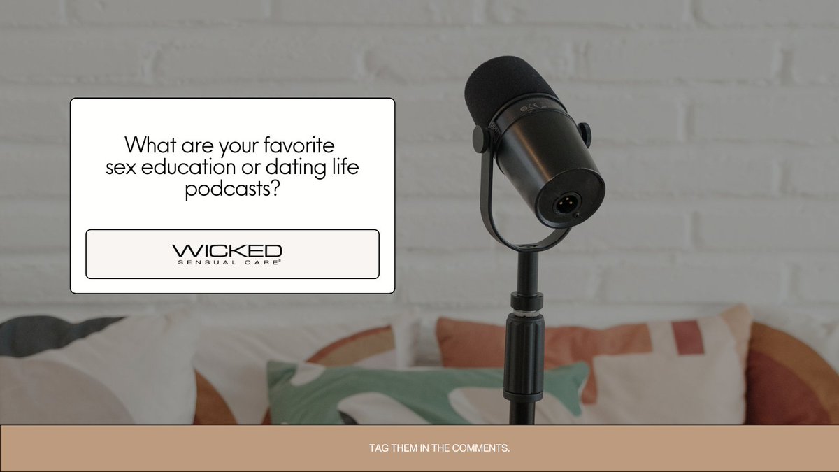 Let’s be real, some of our best a-ha moments happen with earbuds in. What sex ed or dating podcasts are you loving right now? Tag your faves. WickedSensualCare.com/products #WickedSensualCare