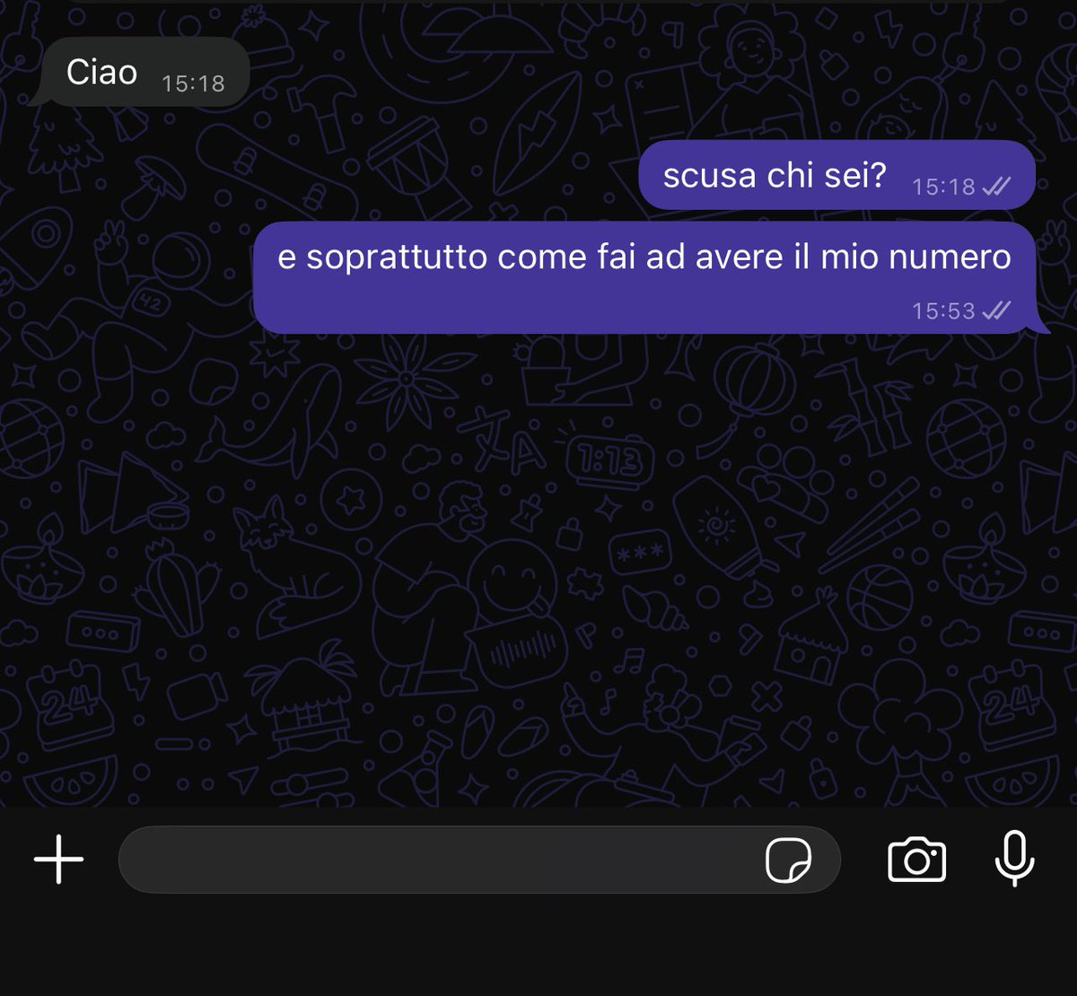 razormynxxx's tweet image. no mi sto incazzando da morire questo mi ha scritto e non so manco chi cazzo sia e come abbia fatto ad avere il mio numero e manco risponde