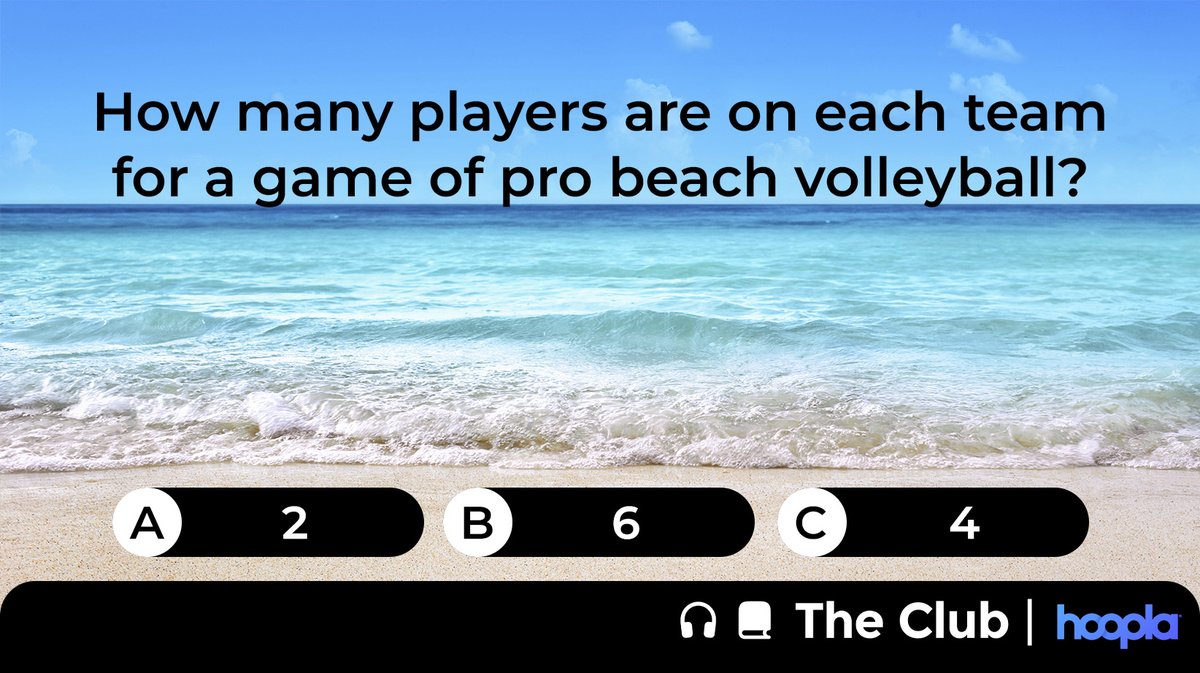 hooplaDigital's tweet image. 🌞 Beach reads + brain teasers = the perfect summer combo! Enjoy summer, sand, and stories with our The Club collection. 🏐📚 hoopla.app.link/WQh0T3SQ6Ub