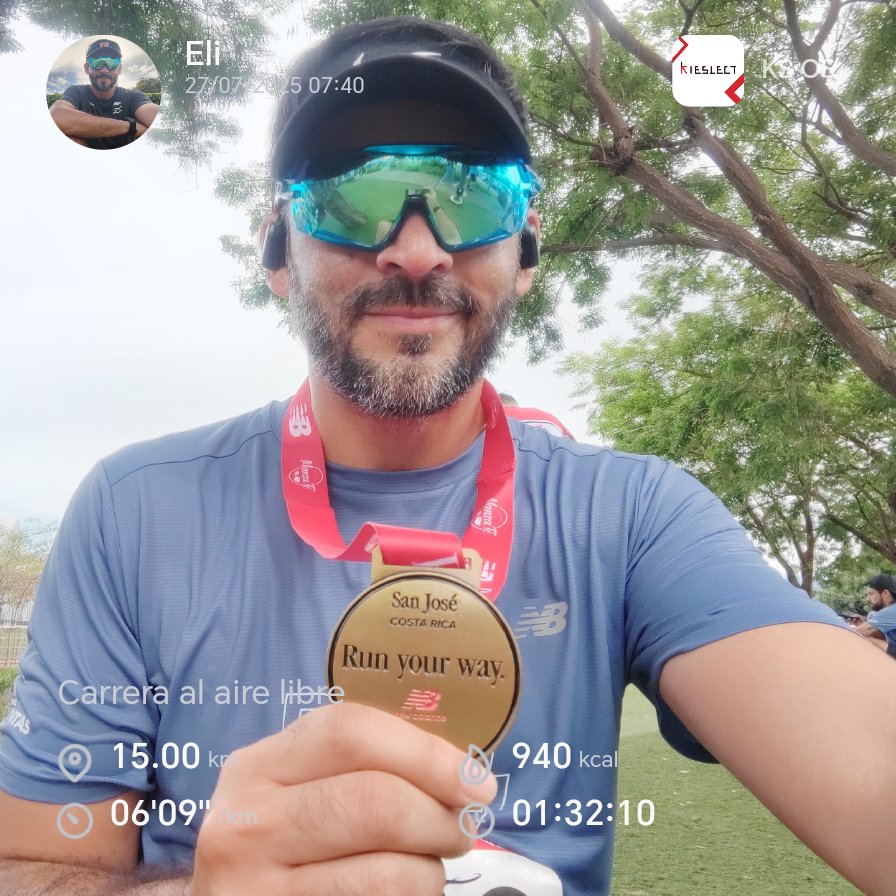 15K New Balance. Bastante complicada con cuestas dificules. Todo un reto de verdad. Feliz día; 🏃☀️😄
#FelizDomingoATodos 
#meencantacorrer
#yoelegícorrer