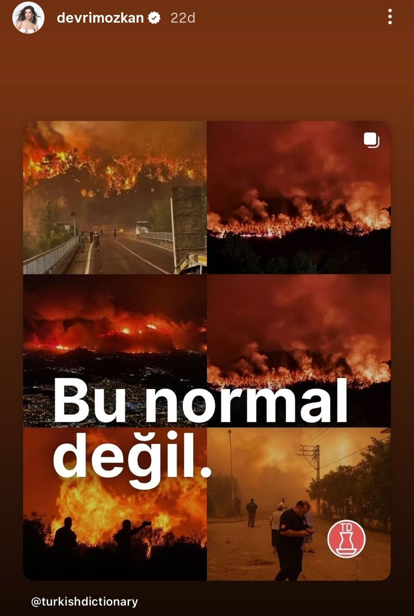 Hanife287's tweet image. Devrim Özkan IG story paylaşımları
#TürkiyeYanıyor
#DevrimÖzkan