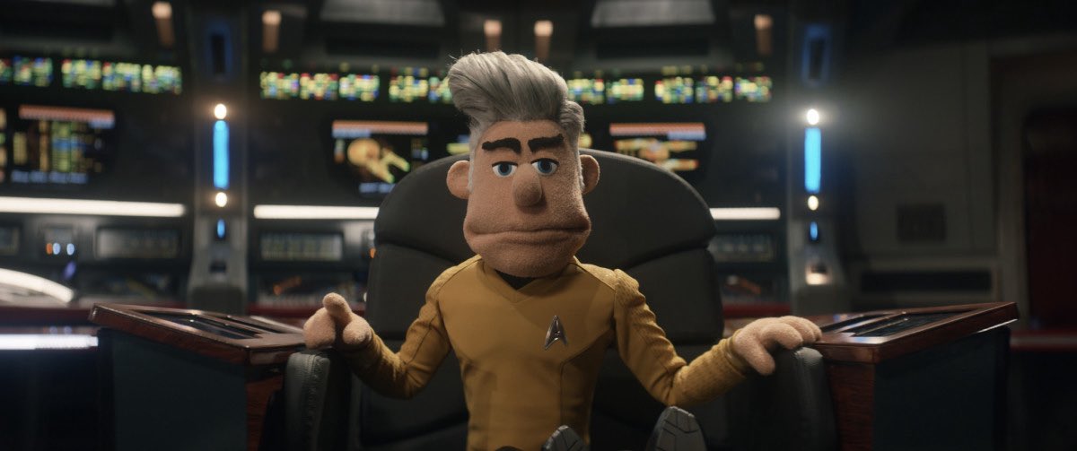 starfleetboy's tweet image. People worried about the Star Trek Muppets episode are being a little precious. They already did a great job explaining why the crew were in a musical with the quantum probability field in Subspace Rhapsody so why not Have a little faith?