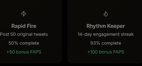 0xBrandyL's tweet image. How’s your Sunday going, Fappers?
I’m chilling with my #FAPS coffee and stacking up those points while everyone’s still sleeping on @FractionAI_xyz .
Lazy days don’t mean slow progress.
Even a scroll = a score.
Let’s win soft and smart.