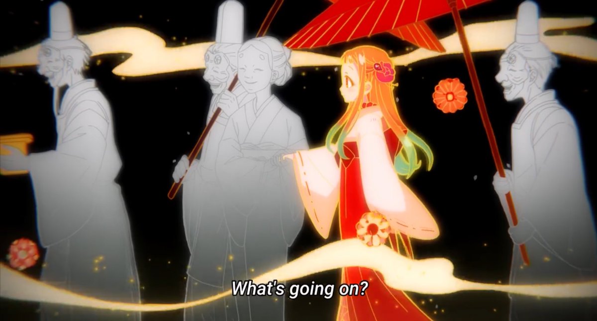 Miintako's tweet image. The gold line art is actually so pretty