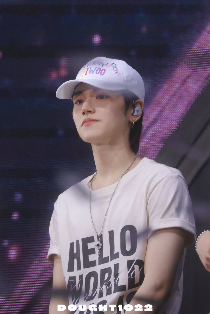 TRINEXTD00R's tweet image. oh I love this new customized "boynextdoor riwoo" hat of riwoo's π₯Ή since he always makes his accessories I'm sure he did this one as well it's so cute