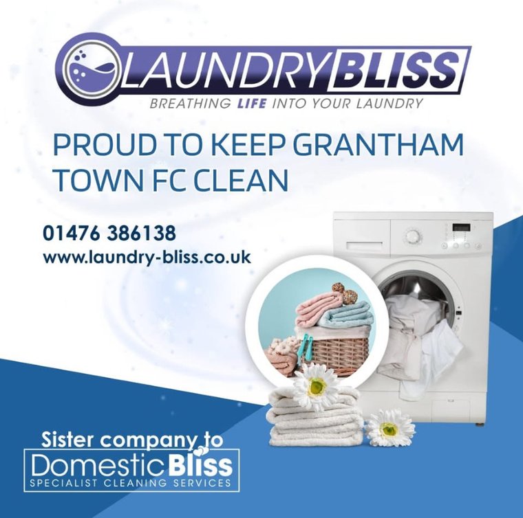 granthamtownfc's tweet image. New Sponsor Alert! Welcome, Laundry Bliss! #Pitchero
granthamtownfc.com/news/new-spons…