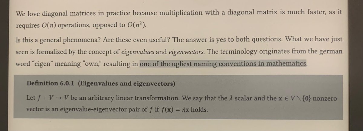 I never realized why it's called "eigen", turns out it comes from German…
