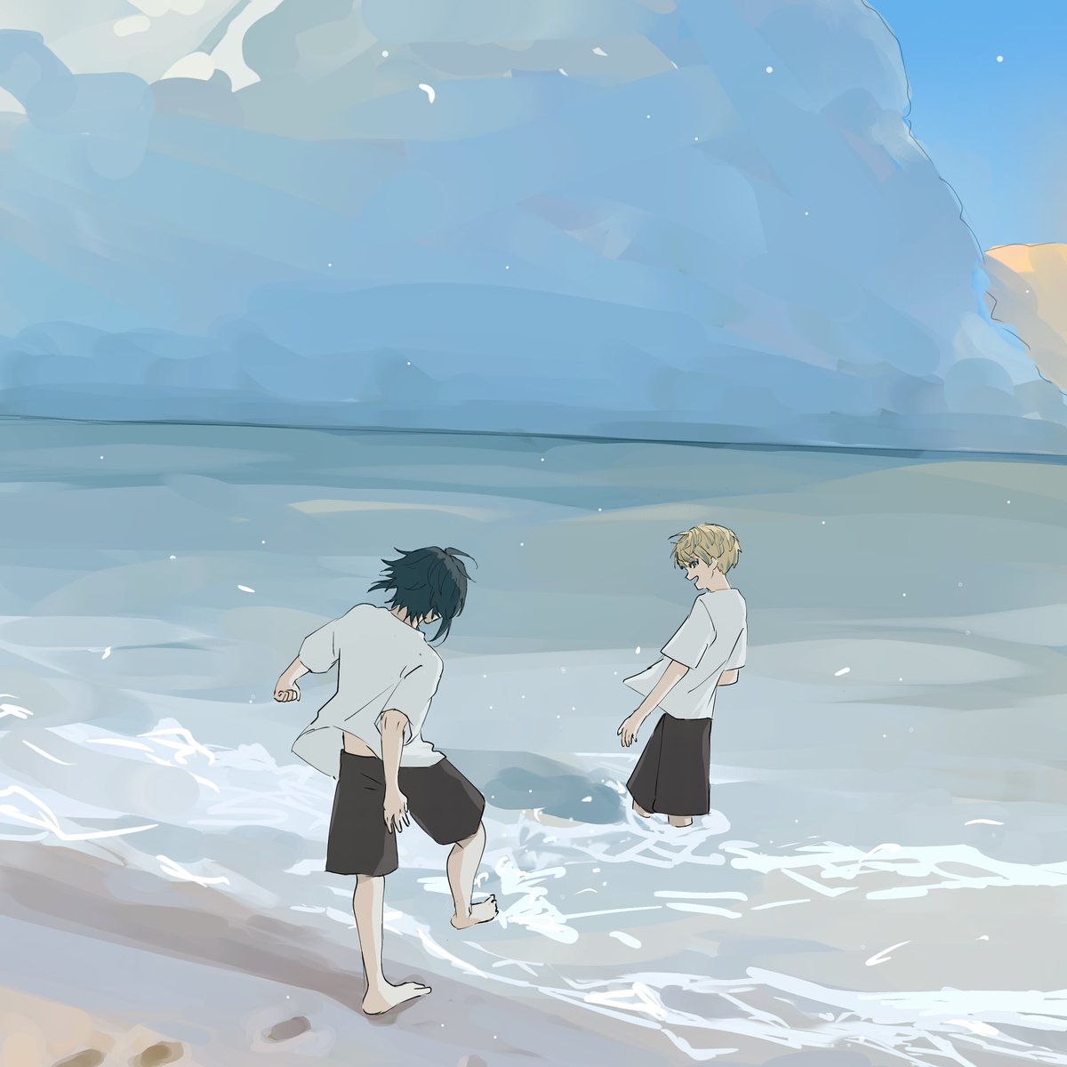 a_irp9's tweet image. 海の🌊落書き