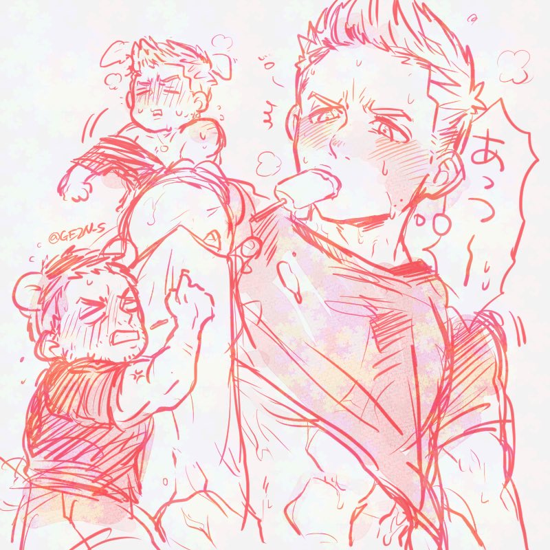 GE2N_s's tweet image. 暑すぎるのでリハビリに🐶の落書き…暑さでゆるゆるになる🐶は居ませんか…？？？？🤔🤔🤔
