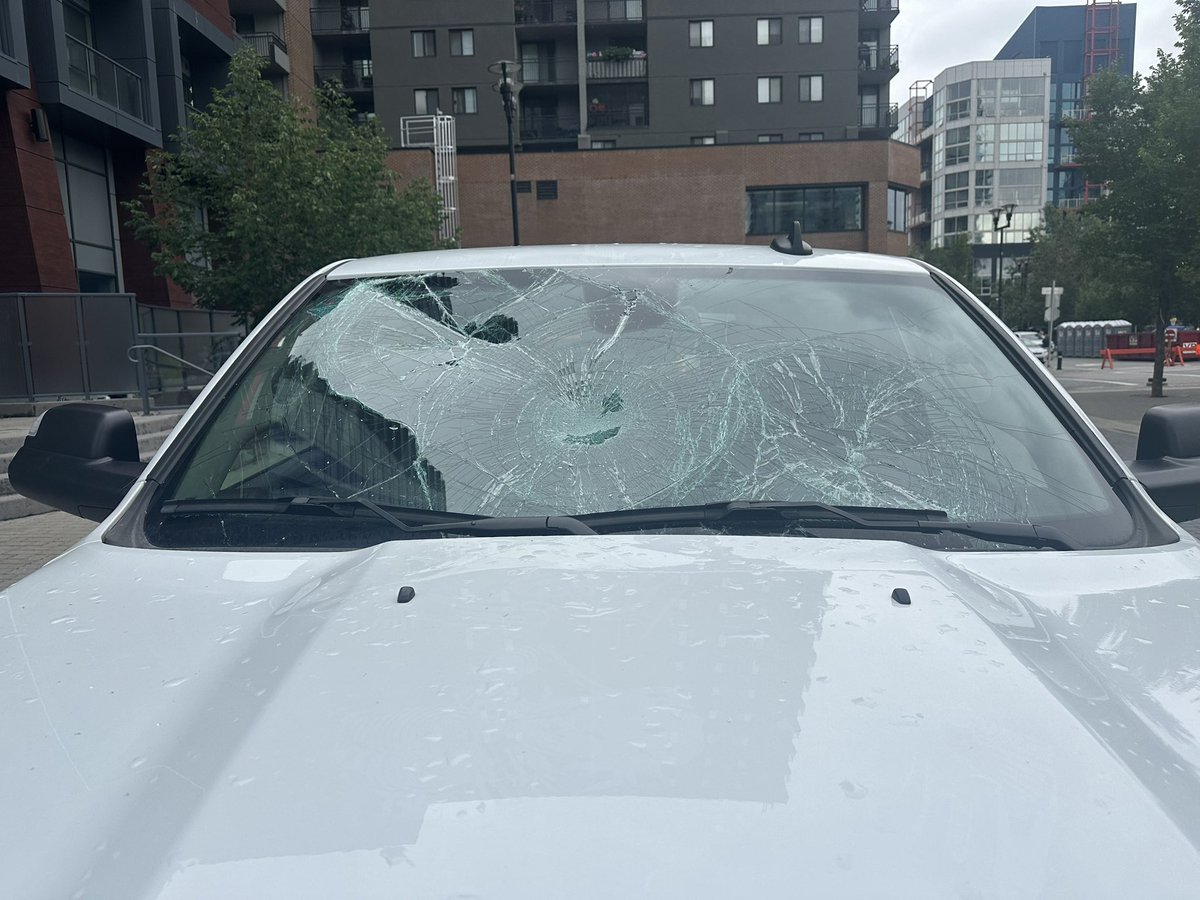 DanWMcLean's tweet image. Have you had enough of this Crime and Social Disorder?

My Truck got stomped on this time but sadly I see worse things Regularly across our City.

It’s time to get serious about this problem and Safe Supply, and Supervised Consumption are NOT part of the solution!
