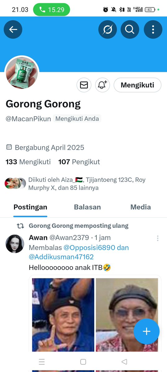 v4nc1_b0zz's tweet image. Silahkan follow akun ini

👉 @MacanPikun 

Thanks 🤝😇