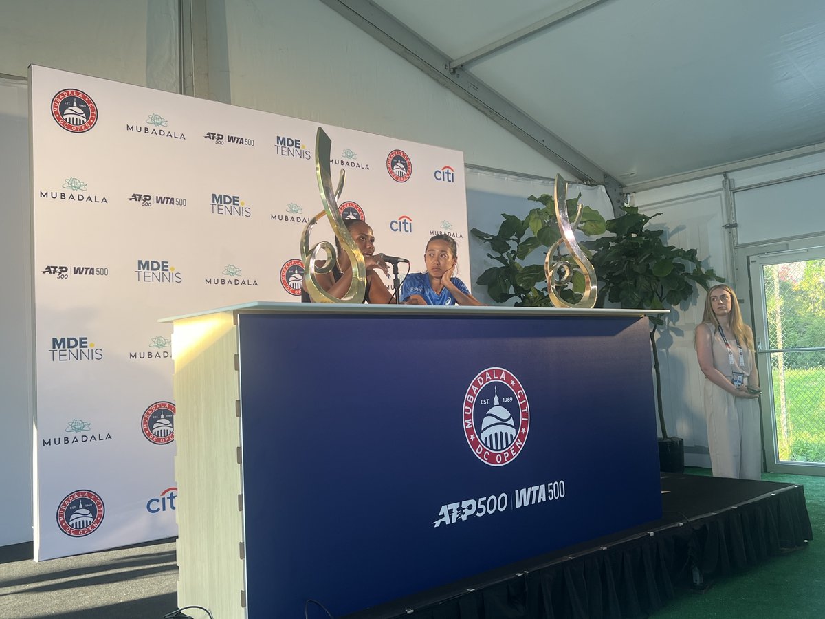 HanlonWalsh's tweet image. "Shuai, she's one of the most kind and considerate people I have ever met. It's really hard to find that in the tennis world, honestly."
I've heard this from so many players. It's clear that 36-year-old Shuai Zhang is incredibly well-liked by her WTA peers. #MubadalaCitiDCOpen