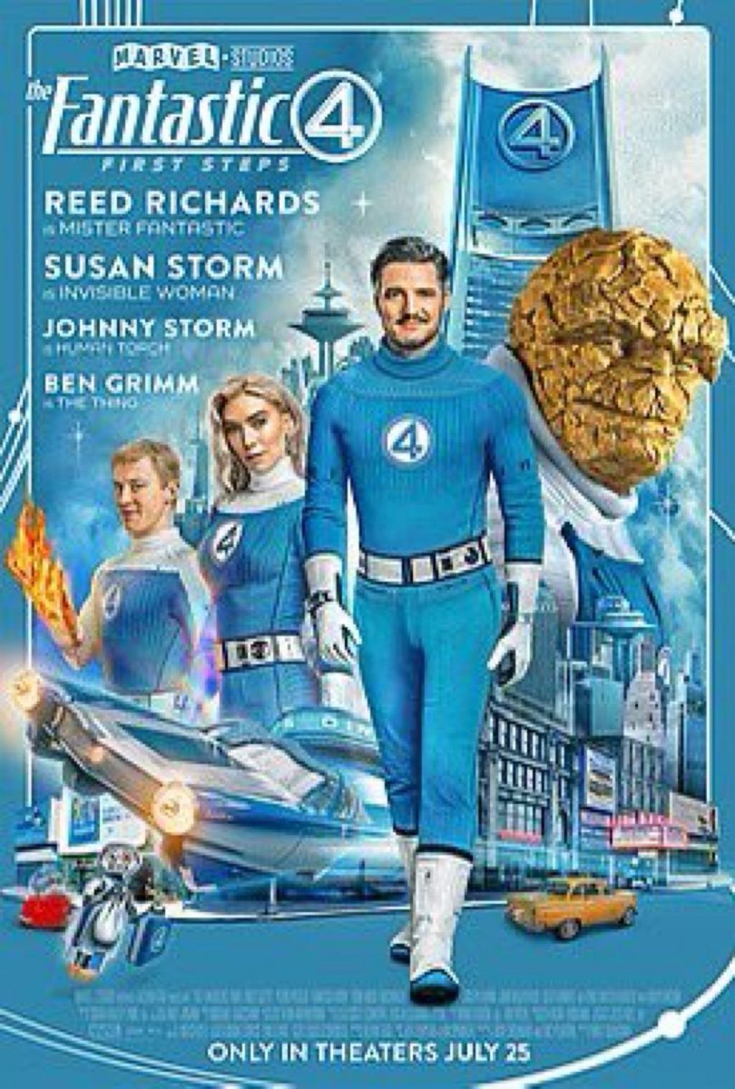 GraduateofUH's tweet image. I just saw Fantastic Four: First Steps last night
Probably one of my favorite MCU movies in recent memory
The cast great, the action was amazing, it was funny and had heart not to mention all the costumes were on point
Would totally recommend it