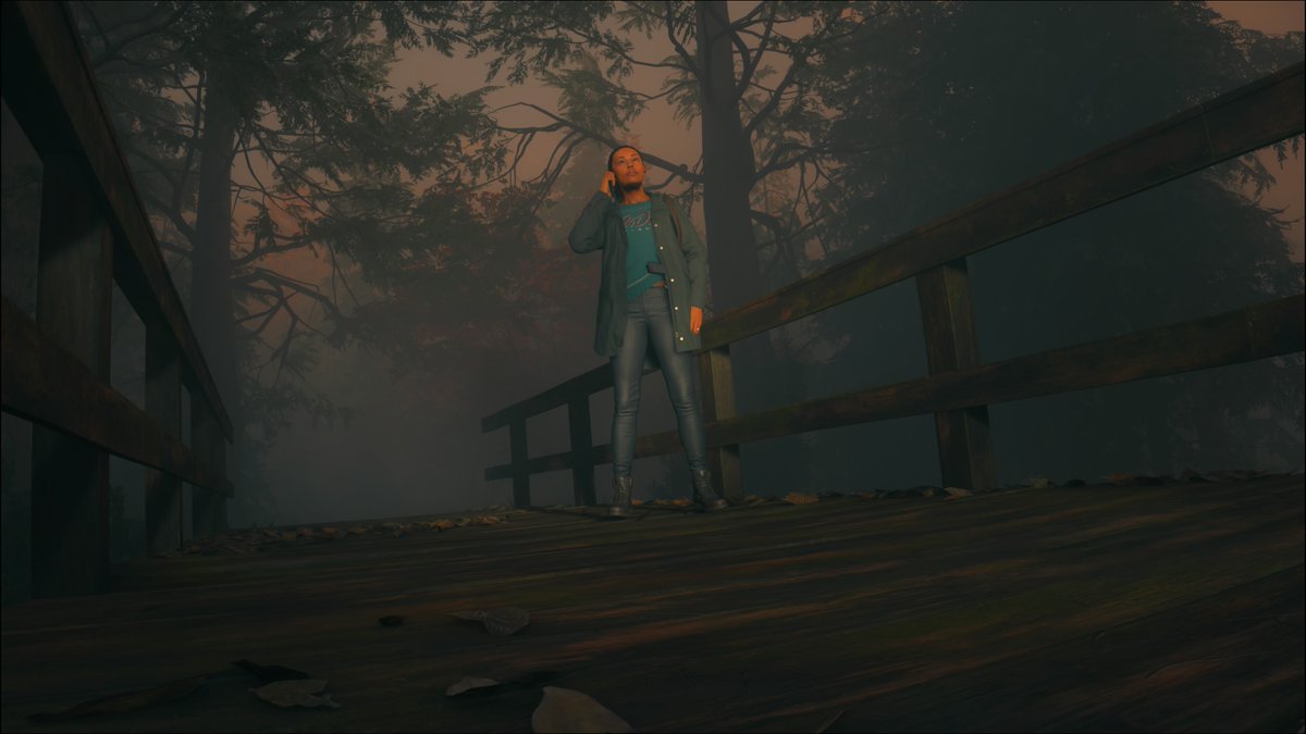TheDogtor's tweet image. Calling in to say happy #SagaSunday! 🦌 #AlanWake2 #VirtualPhotography