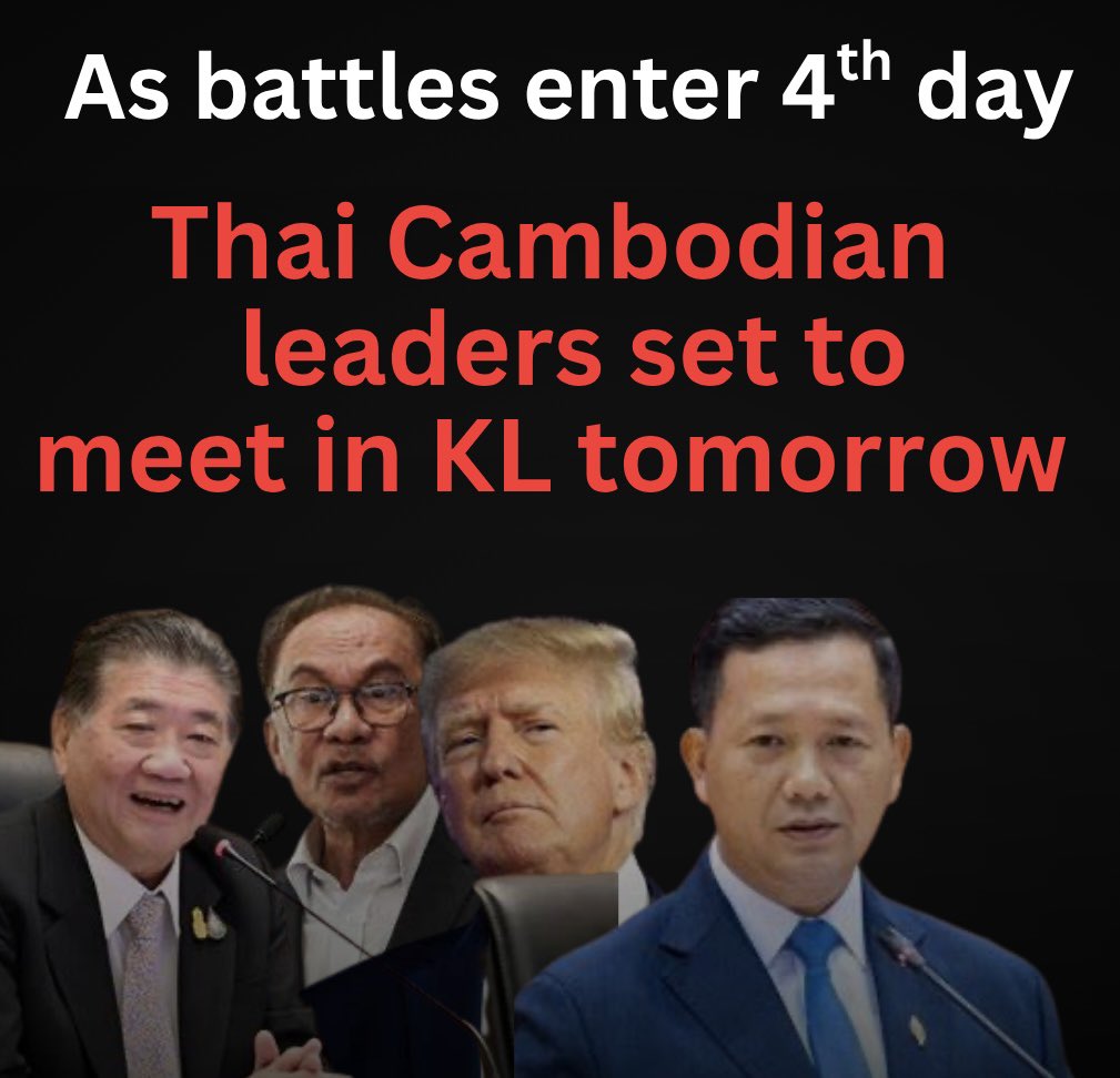 suthichai's tweet image. Suthichai Live English Podcast: After Trump’s call, what’s next for the Thai-Cambodian clashes?
Suthichai Live 21.15 hrs.