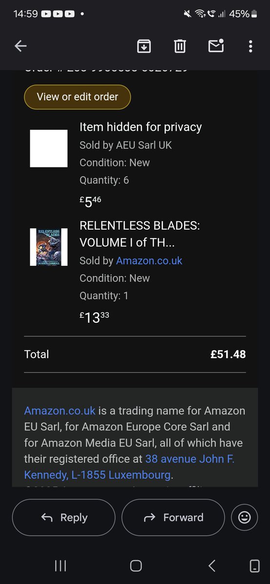 A5piringrant's tweet image. Got my copies ordered and a new book for a treat.