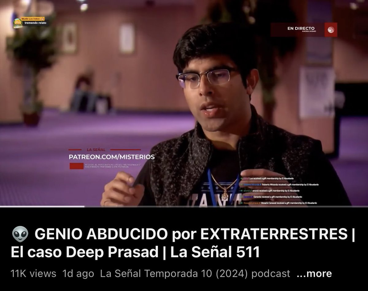 Deepneuron's tweet image. A famous Argentinian youtuber covered my NHI experience. Good timing. The subject on developing new science and philosophies that I covered in the clipped video is something I’m coming back to 5 years later, today.
