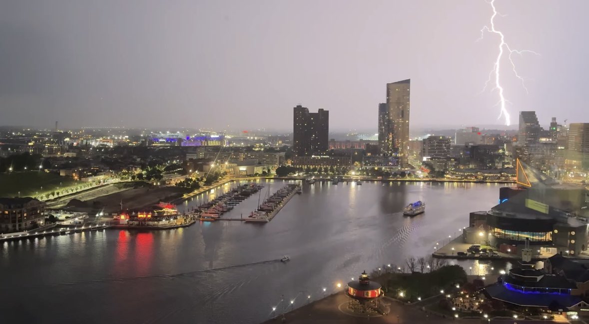 Went to Baltimore with the fam this week and caught some amazing lightning from the hotel room. Glad we bailed out of the O’s game a little early!