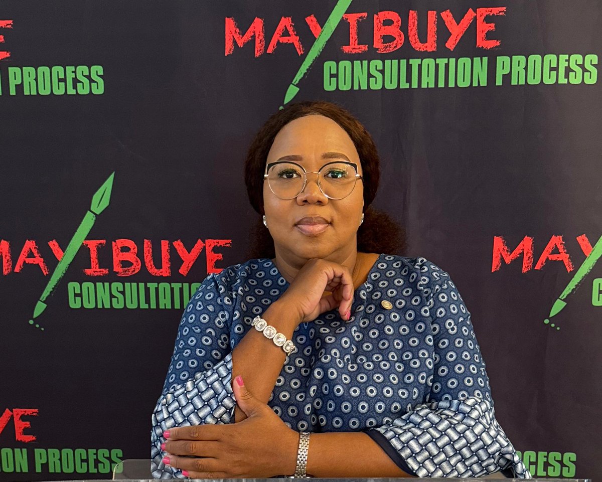 I am Cde Nolubabalo Mcinga, the Deputy National Convener of Mayibuye.
A force. An evolutionalist. A torchbearer of hope. The future of South Africa is bright because we are awakening. #mayibuyeiafrika