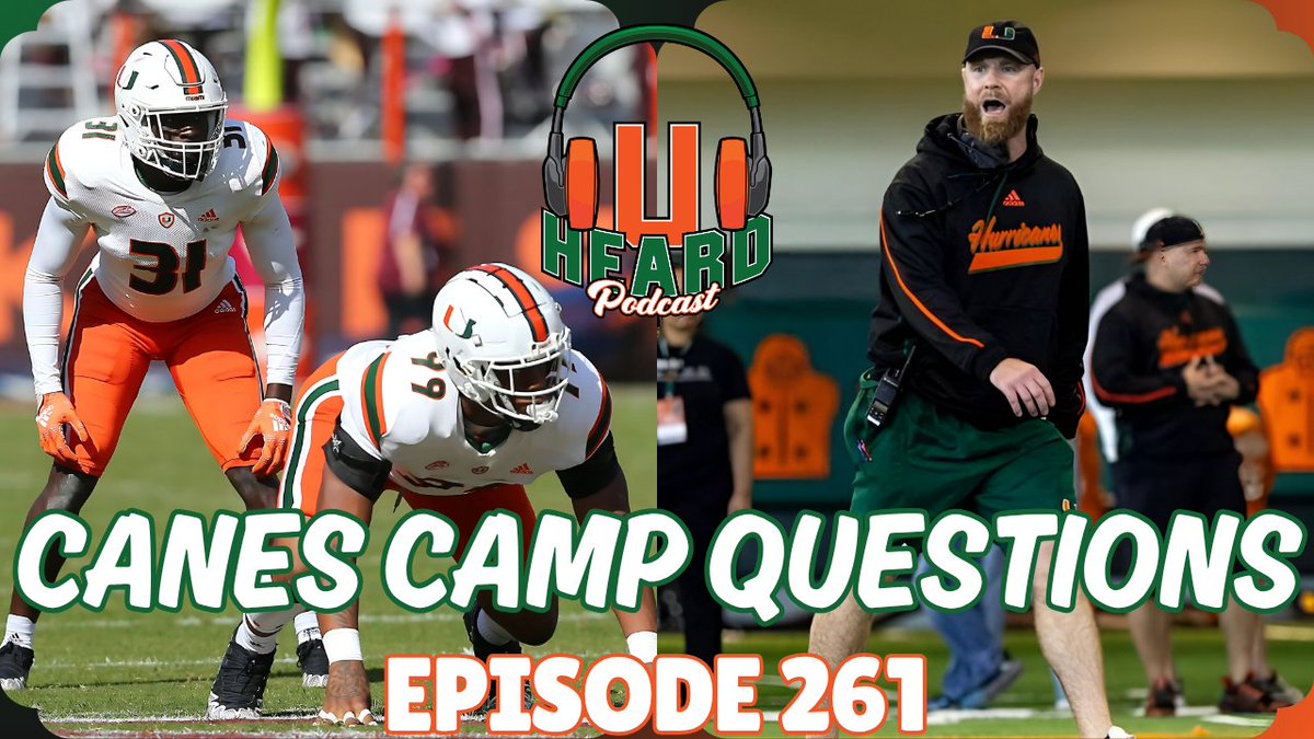 UHeardPod's tweet image. 🚨 LIVE TONIGHT at 6 PM ET! 🚨 We're breaking down all our burning Fall Camp questions for the Miami Hurricanes. Plus, a new commit & Spring Ball content reactions! #UHeard #Canes @JoeSkilliams
youtube.com/live/u5kL5ZGtr…