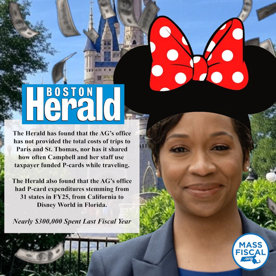 The bill the taxpayers are footing isn't so mini.

“The Herald also found that the AG’s office had P-card expenditures stemming from 31 states in FY25, from California to Disney World in Florida.” #mapoli
