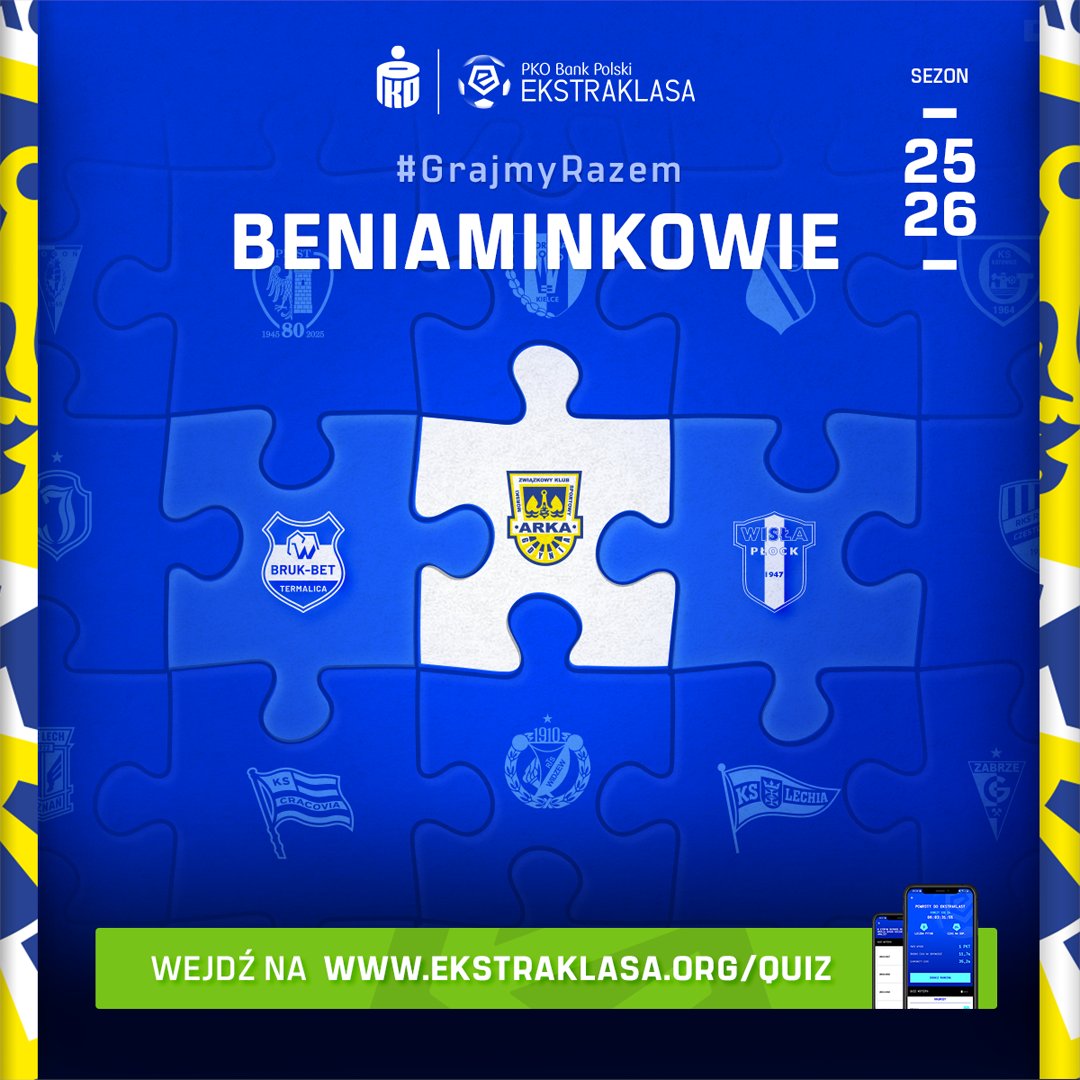 ArkaGdyniaSA's tweet image. Jak dobrze znasz beniaminków? 🧠 Sprawdź swoją wiedzę w quizie i walcz o unikatową nagrodę, której nie da się zdobyć w inny sposób! 💪🔥

➡️ ekstraklasa.org/quiz
