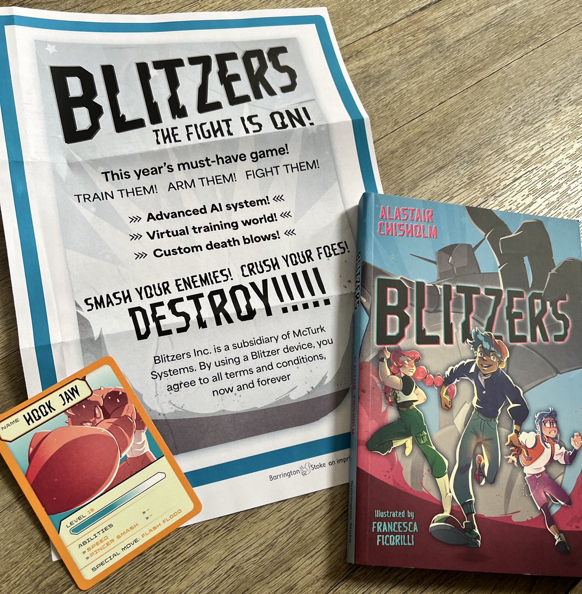 Tom G 📕 (@tjgriffiths) on Twitter photo Gone are pogs & tamagotchis - the Blitzers craze is here! Thanks <a href="/BarringtonStoke/">Barrington Stoke</a> - the latest from <a href="/alastair_ch/">Alastair Chisholm</a> poses great discussions around technology, corporations & toxic masculinity. Such a thought-provoking, gripping adventure! Out 14/8 for 8+
checkemoutbooks.wordpress.com/2025/07/27/bli… Gone are pogs & tamagotchis - the Blitzers craze is here! Thanks <a href="/BarringtonStoke/">Barrington Stoke</a> - the latest from <a href="/alastair_ch/">Alastair Chisholm</a> poses great discussions around technology, corporations & toxic masculinity. Such a thought-provoking, gripping adventure! Out 14/8 for 8+
checkemoutbooks.wordpress.com/2025/07/27/bli…