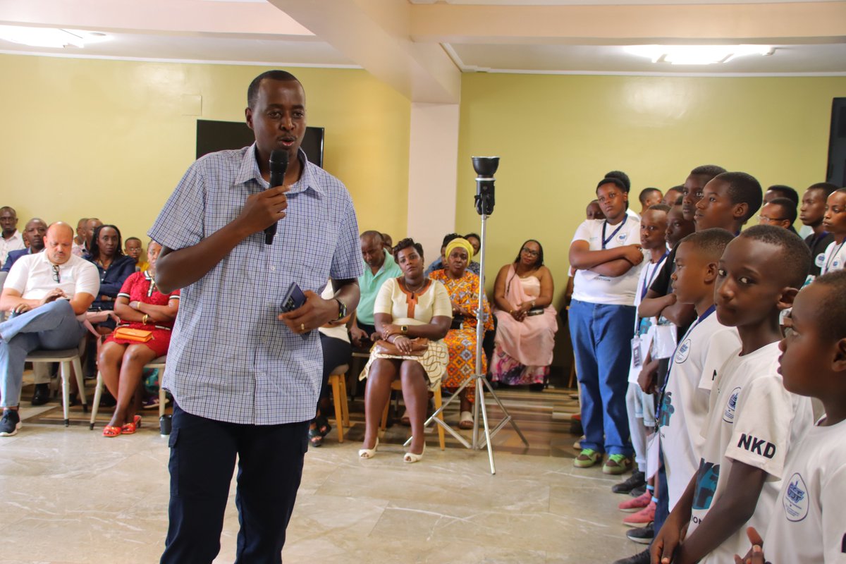 GSF_RC's tweet image. The final event of #BoysToMenCamp,we welcomed @SergeG_5,Founder of @GSF_RC,a key partner in this journey. He shared an inspiring message,encouraging boys to pursue their goals with passion,hard work,and obedience to God through honoring their parents. @EquiBridge @RwandaGender
