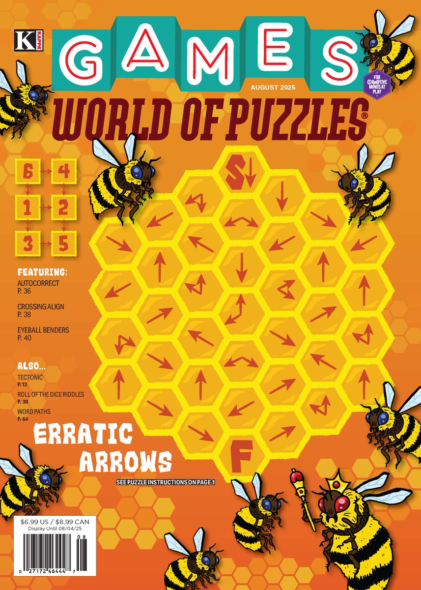 The August issue of Games World of Puzzles includes eight increasingly tricky puzzles from Floris Smith called “Chain Sudoku.”

The further we progressed, the more of a workout our eraser got!

If you enjoy logic puzzles, give them a try.
