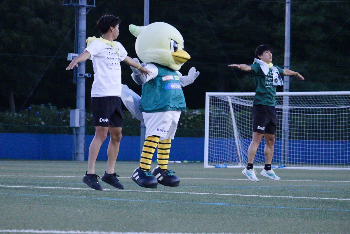Reima_j's tweet image. 準備体操から🤸‍♀️🤸‍♀️
 #SC相模原のファン感2025