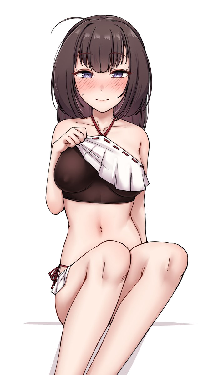 kiridoya1's tweet image. 表紙の水着秋