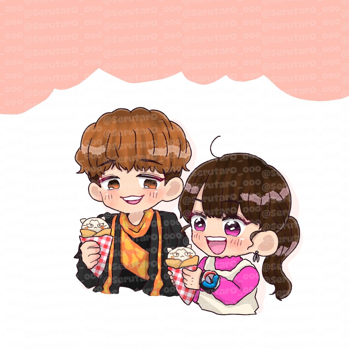 SerutarO_ooo's tweet image. 🧡🌯💗