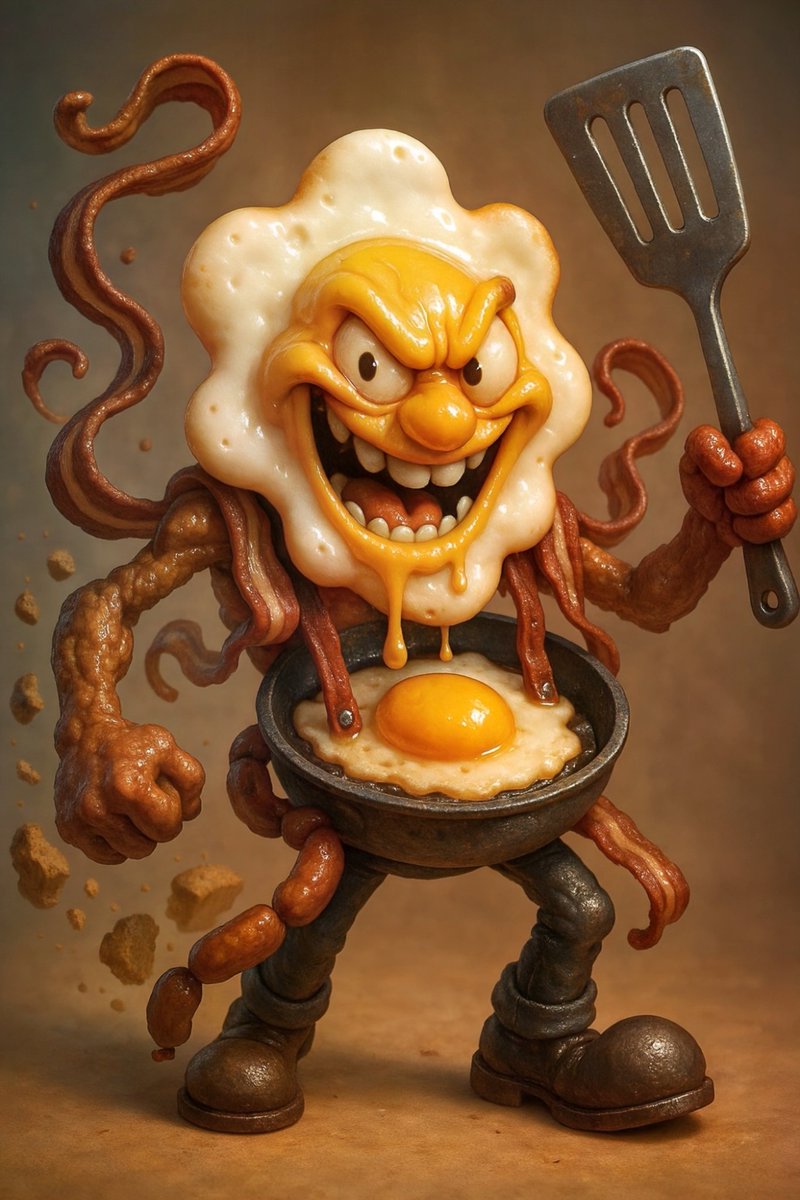 xerocooler's tweet image. GM anon, did someone say it&apos;s BREAKFAST TIME?!! 🍳👊💢