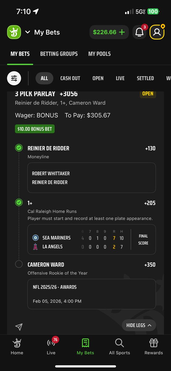 Cam Ward 🤞🏾!!!