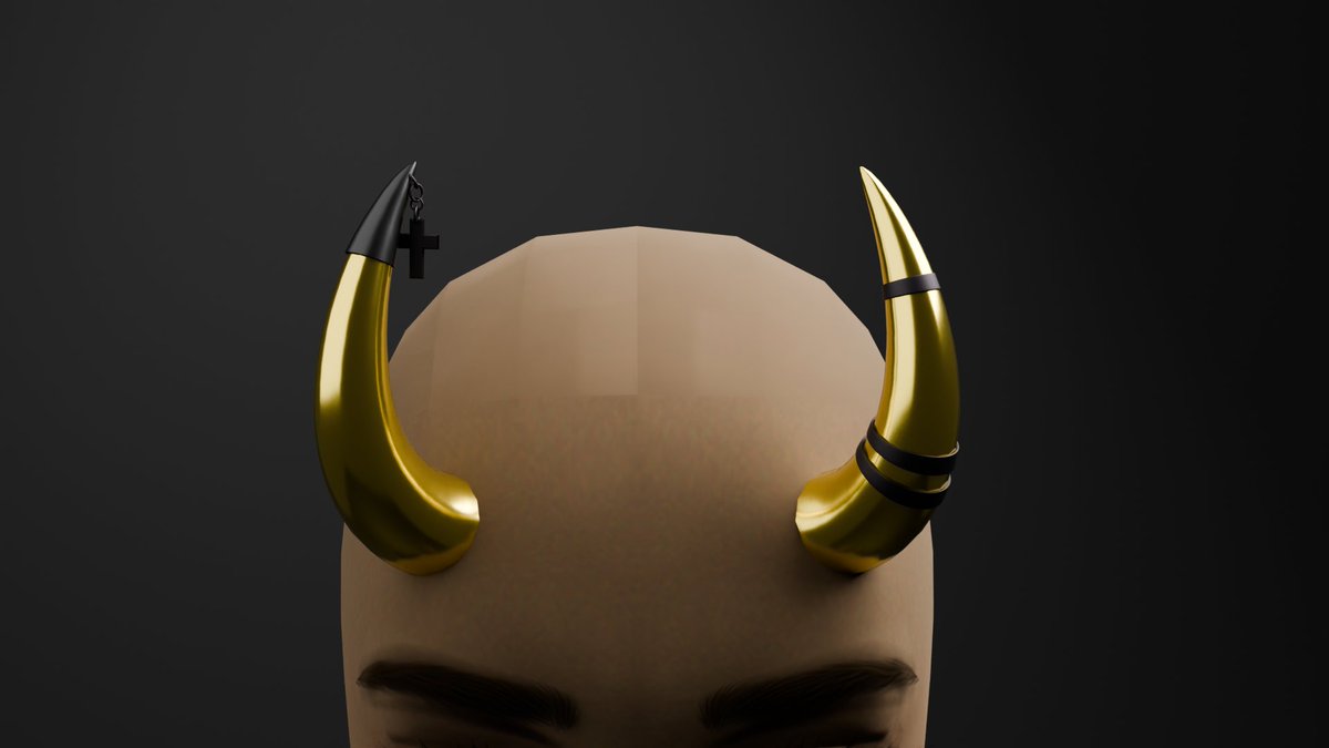 cota_ffxiv's tweet image. Horn Deco WIP