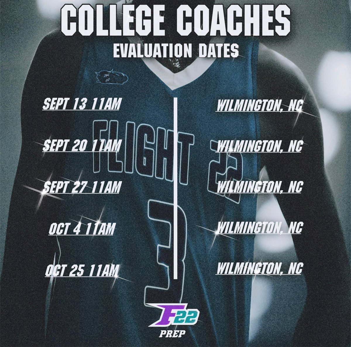 Flight22bball's tweet image. College Coaches, mark your calendars to visit Wilmington, NC on evaluation dates this fall. We have another talented roster of post grad 26's. DM to secure your spot.
Run. Defend. Win.