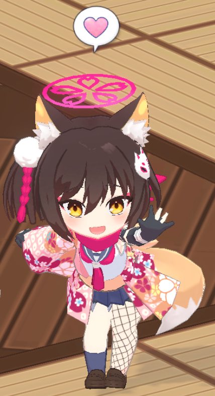 Zenosu_game's tweet photo. ◀︎耳ぺた　　　　　　　　　　耳ぴょこ▶︎
     可愛いキヴォトス最強の忍者イズナ https://t.co/s0ohdTpARz